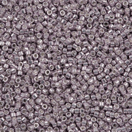Miyuki Delica Seed Bead 11/0 Galvanized Dyed Pale Lavender 7g Tube DB429