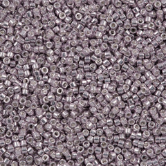 25g Miyuki Delica seed bead 11/0 Galvanized Pale Lavender DB429