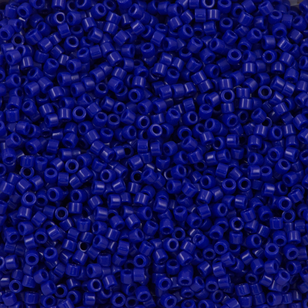 25g Miyuki Delica Seed Bead 11/0 Opaque Cobalt DB726