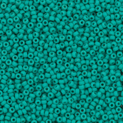 Miyuki Round Seed Bead 11/0 Opaque Matte Turquoise 22g Tube (412F)