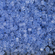 Miyuki 3mm Cube Seed Bead Transparent Light Blue 10g (159L)