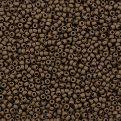 Miyuki Round Seed Bead 11/0 Metallic Matte Bronze 22g Tube (2006)