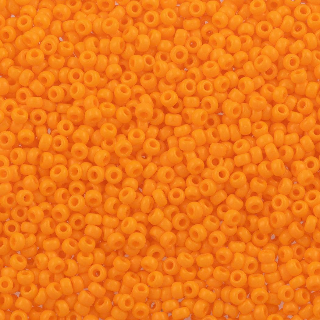 Miyuki Round Seed Bead 11/0 Opaque Light Orange (406L)