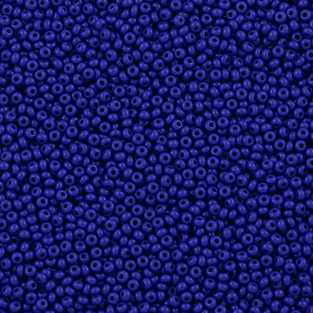 Czech Seed Bead 11/0 Opaque Blue 2-inch Tube (33060)