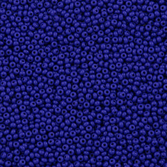 Czech Seed Bead 11/0 Opaque Blue 2-inch Tube (33060)
