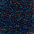 Czech Seed Bead 11/0 Blue Iris 2-inch Tube (59135)