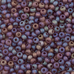 Preciosa Czech Seed Bead 6/0 Matte Amethyst AB (21060M)