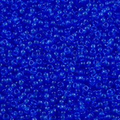 Miyuki Round Seed Bead 11/0 Transparent Blue 22g Tube (150)