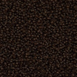 Miyuki Round Seed Bead 11/0 Matte Transparent Brown 22g Tube (135F)