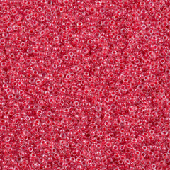Miyuki Round Seed Bead 8/0 Inside Color Lined Red 22g Tube (226)