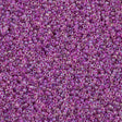 50g Miyuki Round Seed Bead 11/0 Inside Color Lined Raspberry AB (264)