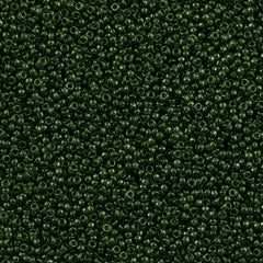 Miyuki Round Seed Bead 11/0 Olive Green Gold Luster 22g Tube (306)