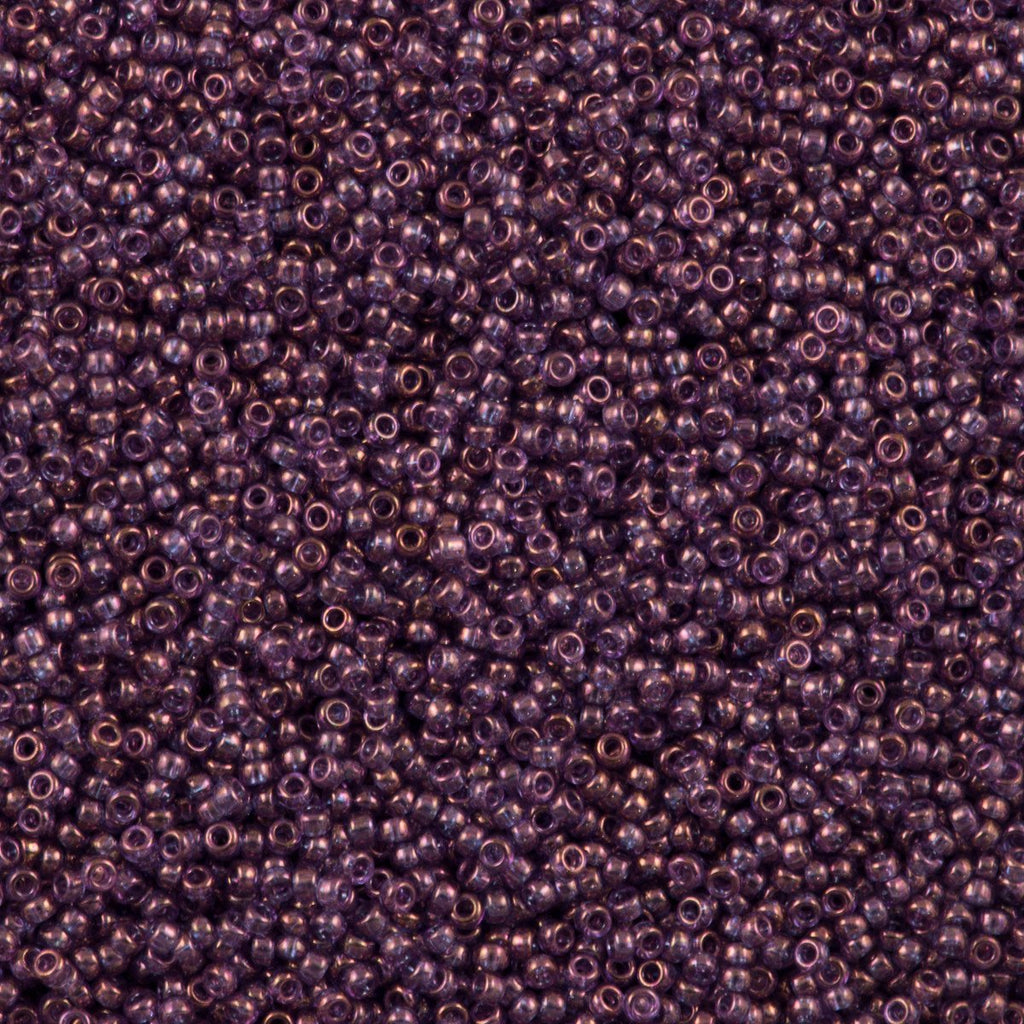 50g Miyuki Round Seed Bead 11/0 Lilac Gold Luster (312)