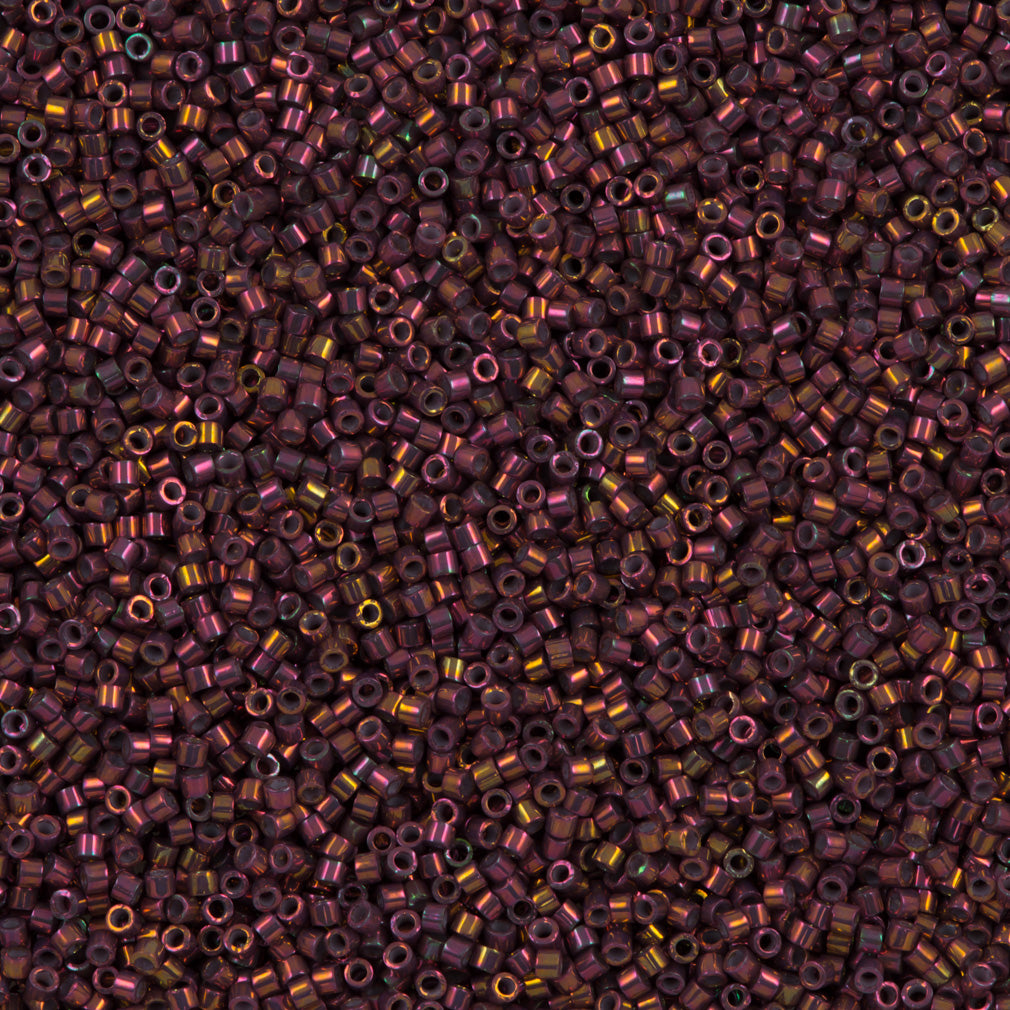 25g Miyuki Delica Seed Bead 11/0 Teaberry Luster DB1013