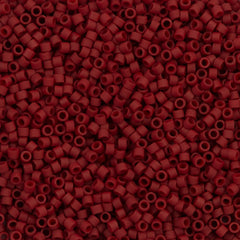 Miyuki Delica Seed Bead 11/0 Matte Dark Maroon 2-inch Tube DB378