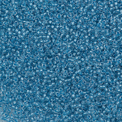 50g Miyuki Round Seed Bead 11/0 Inside Color Lined Sapphire Blue  Luster (2606)