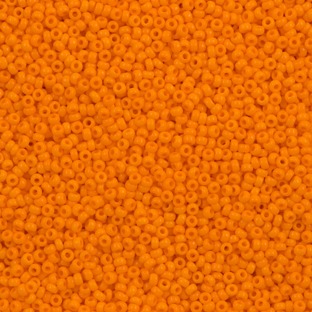 Miyuki Round Seed Bead 15/0 Opaque Light Orange (405)
