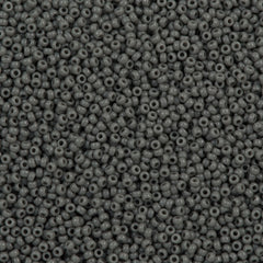 50g Miyuki Round Seed Bead 11/0 Opaque Falcon Grey (499)