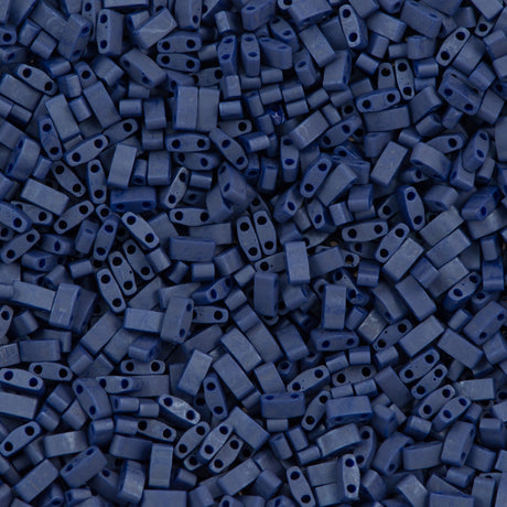 Miyuki Half Tila Seed Bead Opaque Matte Cobalt 7.5g Tube (2075)