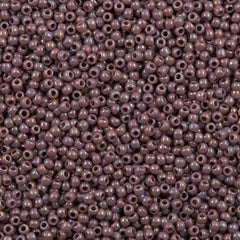 50g Toho Round Seed Bead 11/0 Opaque Lavender AB (412)