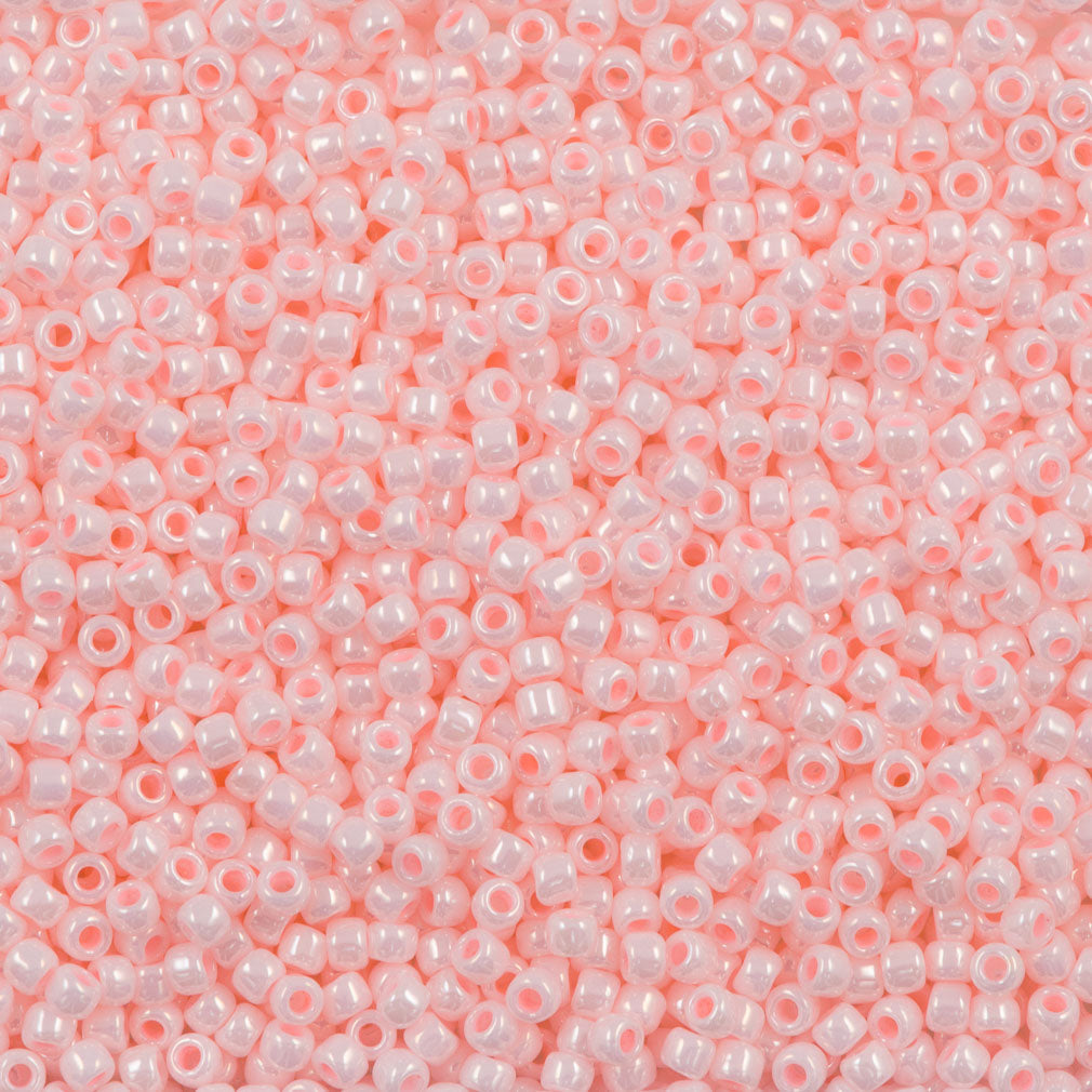 Toho Round Seed Bead 11/0 Opaque Baby Pink Luster 2.5-inch Tube (126)