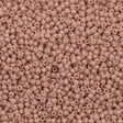 Toho Round Seed Bead 11/0 Opaque Matte Shell Pink 2.5-inch Tube (764)
