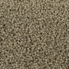 25g Miyuki Delica Seed Bead 11/0 Duracoat Opaque Antique White DB2363