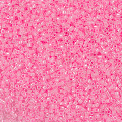 25g Miyuki Delica Seed Bead 11/0 Ceylon Dark Pink DB245