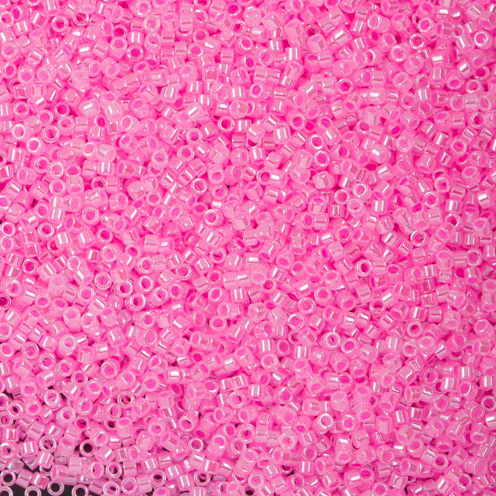 25g Miyuki Delica Seed Bead 11/0 Ceylon Hot Pink DB246