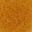 Miyuki Delica Seed Bead 11/0 Transparent Light Topaz 2-inch Tube DB702
