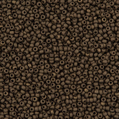 50g Miyuki Round Seed Bead 11/0 Metallic Matte Bronze (2006)