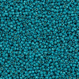 50g Toho Round Seed Bead 11/0 Permafinish Galvanized Aqua Sky (582PF)