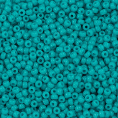 Miyuki Round Seed Bead 8/0 Duracoat Dyed Opaque Underwater Blue 22g Tube (4480)