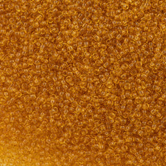 Czech Seed Bead 11/0 Transparent Topaz 50g (10050)