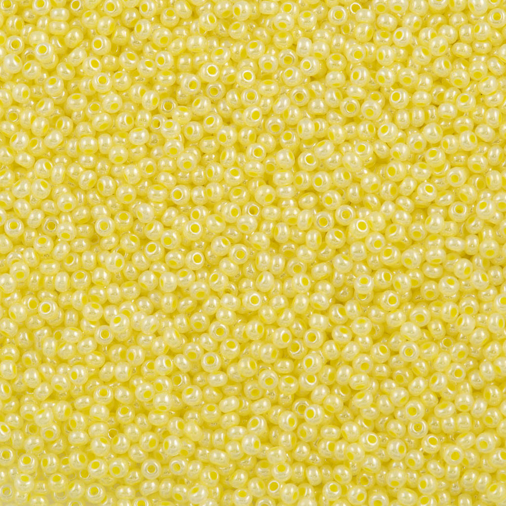 Czech Seed Bead 11/0 Yellow Ceylon (37186)