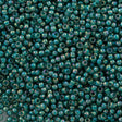 50g Toho Round Seed Bead 8/0 Inside Color Lined Sapphire Teal (1833)