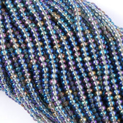 Czech Seed Bead 11/0 Black Diamond AB 50g (41010)