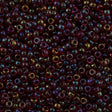 Miyuki Round Seed Bead 6/0 Garnet Lined Ruby AB 20g Tube (367)
