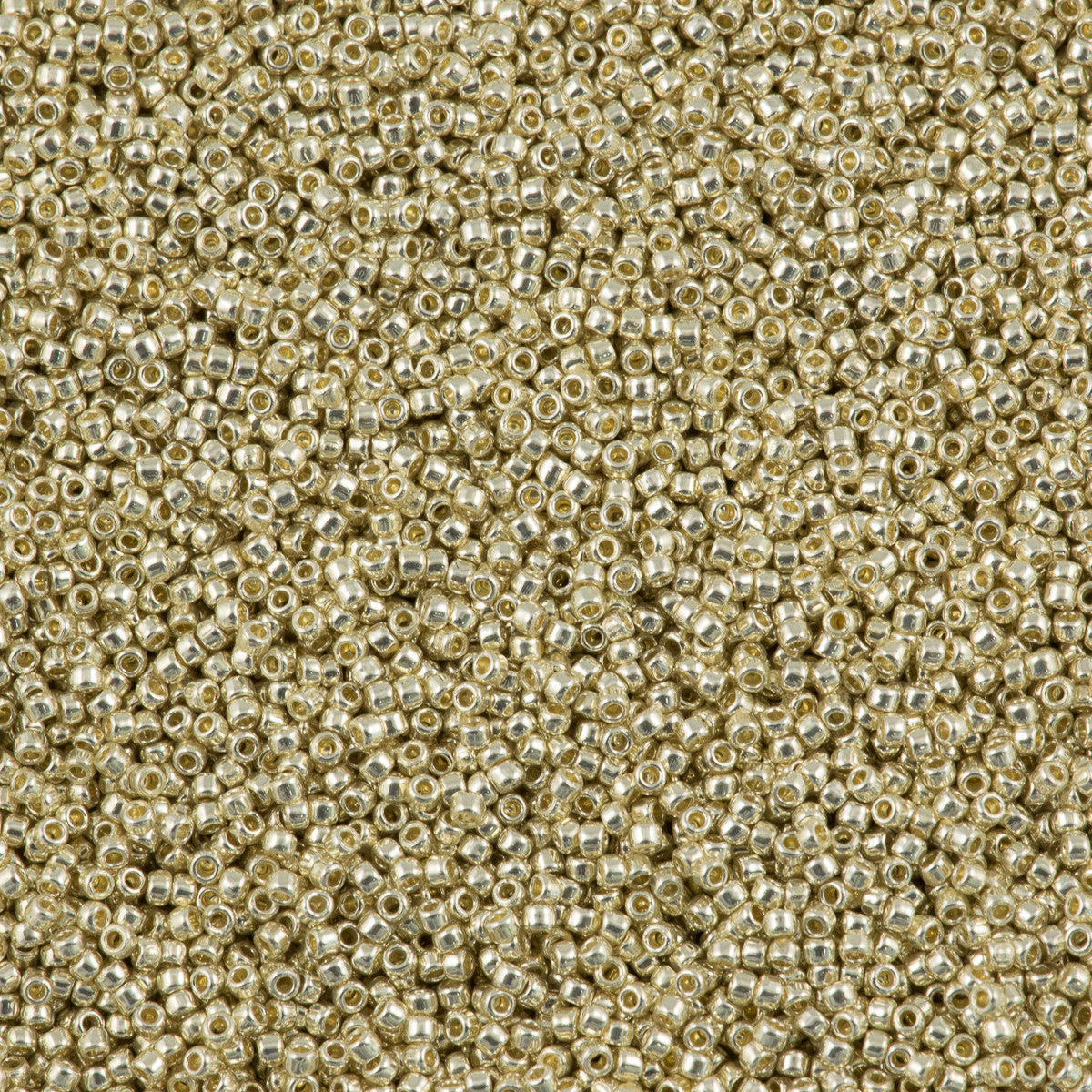 Toho ROUND 11/0 Seed Beads PERMAFINISH GALVANIZED OLD GOLD (2.5 tube)