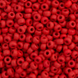 Miyuki Round Seed Bead 6/0 Matte Opaque Dark Red 20g Tube (408F)
