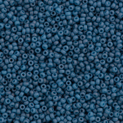 Miyuki Round Seed Bead 11/0 Opaque Matte Denim 22g Tube (2074)