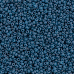 Miyuki Round Seed Bead 11/0 Opaque Matte Denim 22g Tube (2074)