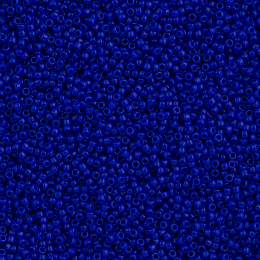 50g Toho Round Seed Bead 11/0 Opaque Cobalt (48)