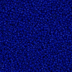 Toho Round Seed Bead 15/0 Opaque Cobalt 2.5-inch Tube (48)