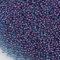 Czech Seed Bead 11/0 Blue Purple Lined 50g (61018)