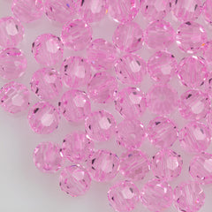 24 Preciosa Czech Crystal 6mm MC Round Bead Pink Sapphire 70220