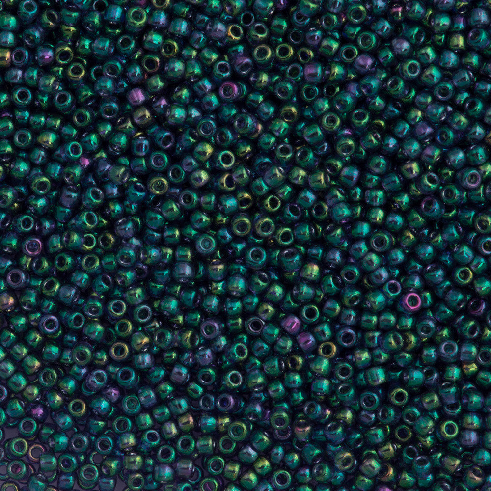 Toho Round Seed Bead 11/0 Gold Luster Mediterranean Sea 2.5-inch Tube (321)