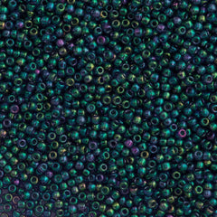 50g Toho Round Seed Beads 11/0 Gold Luster Mediterranean Sea (321)