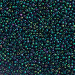 Toho Round Seed Bead 11/0 Gold Luster Mediterranean Sea 2.5-inch Tube (321)