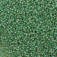 Toho Round Seed Bead 15/0 Inside Color Lined Sage Amber 2.5-inch Tube (380)